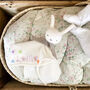 Cashmere Bunny Rabbit Baby Comforter, thumbnail 2 of 11