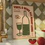 Wine And Vinyl Poster, thumbnail 2 of 8
