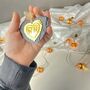 Personalised Golden Heart 50th Wedding Anniversary Gift, thumbnail 2 of 8