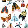 Garden Moth Art Print, thumbnail 3 of 5