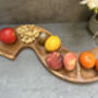 56cm Handcrafted Teak Wooden Snake Bowl – Serving Dish, thumbnail 3 of 12
