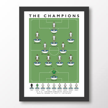 Leeds United The Champions 24/25 Poster, 6 of 6