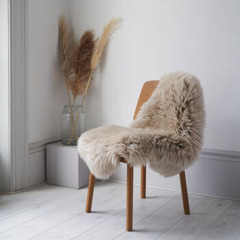 Ethically Crafted Sheepskin Rug In Oyster, 3 of 3