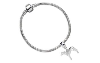 Greyhound Silver Plated Charm, 4 of 6
