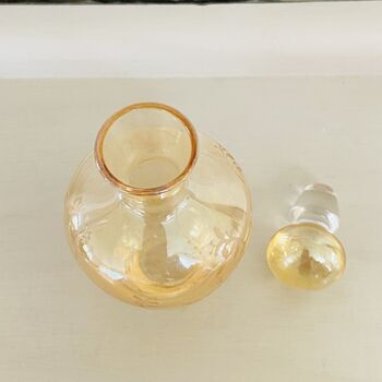Rare Vintage Decorative Golden Glass Perfume Bottle ~ 25, 5 of 6