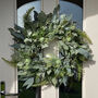 Evergreen Faux Greenery Wreath, thumbnail 1 of 3
