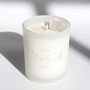 April Birthstone Clear Quartz Crystal Candle, thumbnail 1 of 6