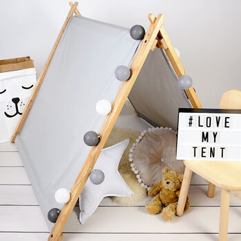 Grey A Frame Playhouse Tent, 2 of 5