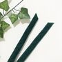 Forrest Green Thin Velvet Wire Headband, thumbnail 2 of 5