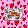 Jungle Tiger Greetings Card, thumbnail 2 of 4