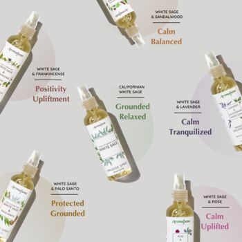 White Sage Smudge Spray Gift Set, 3 of 7