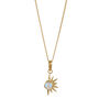 Total Eclipse Moonstone Gold Plated Necklace, thumbnail 2 of 7