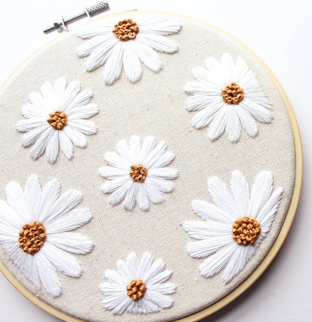 Daisy Embroidery Kit By Oh Sew Cute By Robyn
