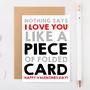 'Nothing Says I Love You' Funny Valentines Day Card, thumbnail 2 of 2