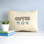 Personalised Star Name Cushion Gift For Him, Dad Or Grandad, thumbnail 5 of 12