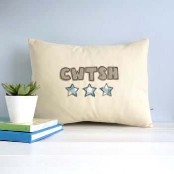 Personalised Star Name Cushion Gift For Him, Dad Or Grandad, 5 of 12