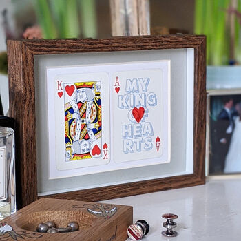King Of Hearts Vintage Playing Card Print, 2 of 9