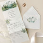 Wilderness Concertina Wedding Invitations, thumbnail 1 of 4
