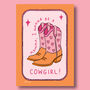 Cowgirl Boots Print, thumbnail 2 of 5