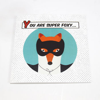 'Super Foxy' Valentine's Card, 2 of 2