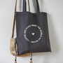 Coffee And Dogs Organic Cotton Tote Bag, thumbnail 2 of 2