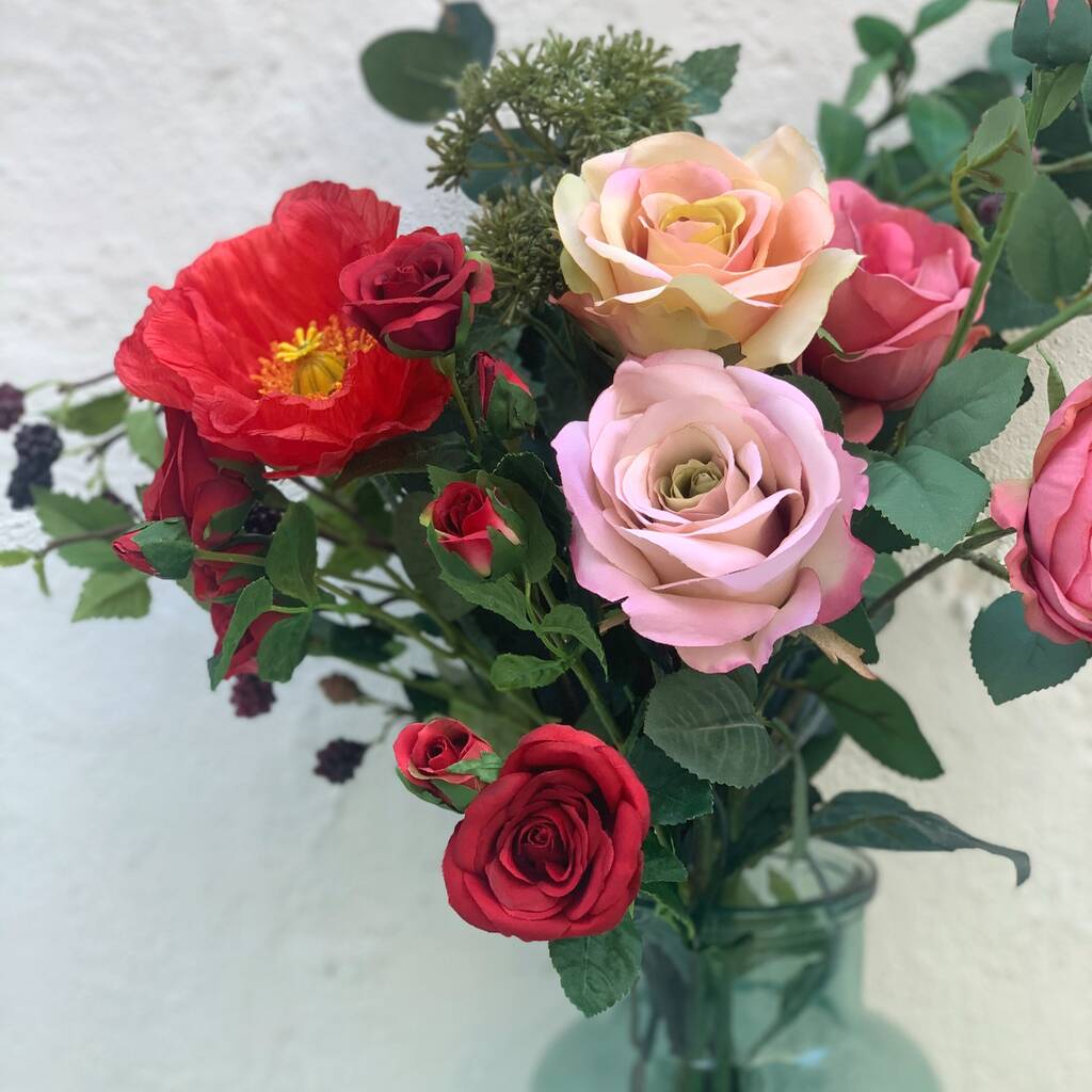 Jolie Luxury Silk Flower Letterbox Bouquet By Fleur du Coeur