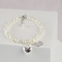 Personalised Pearl Pendant Bracelet, thumbnail 1 of 5