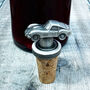 Pewter Sports Car Bottle Stopper, thumbnail 2 of 4