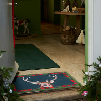 Hug Rug Tartan Stag 65x85, 3 of 3