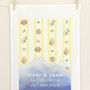 'Shoreline' Personalised Tea Towel Gift For Couple, thumbnail 1 of 3