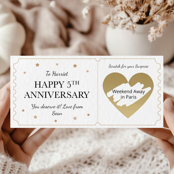 Personalised Scratch Card Reveal, 3 of 7