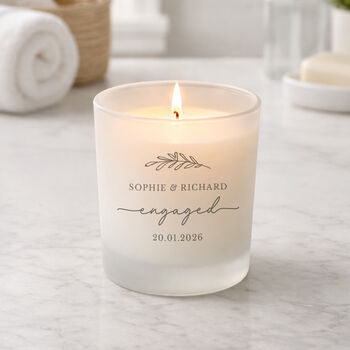 Personalised Candle Holder Engagement Gift, 5 of 5