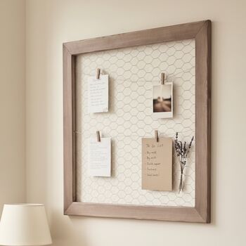French Style Wire Memo Board With Matching Pegs, 2 of 9