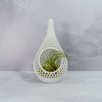Teardrop Planter | Matte White, 3 of 6