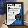 Personalised Birth Year Print Birthday Gift For Cardiff City Fans, thumbnail 6 of 11