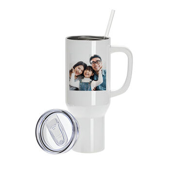 Personalised Photo Stainless Steel Tumbler Travel Mug, 2 of 3