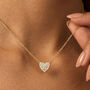 Gold Or Silver Women’s Heart Necklace, thumbnail 1 of 8