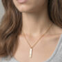 Kin 18 K Gold Plated Uchi And Soto Engraved Pendant, thumbnail 2 of 5