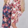 Rose Cotton Wedding Party Dressing Gown Robe, thumbnail 8 of 11