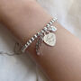 Sterling Silver Handwriting Memorial Bracelet, thumbnail 4 of 10