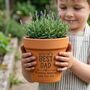 Personalised Father’s Day Terracotta Plant Pot, thumbnail 1 of 8