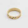 Gold Folksy Floral Ring, thumbnail 3 of 7