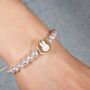 Miffy White Beaded Bracelet With Charm, thumbnail 1 of 4