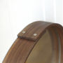 Round Wooden Wall Mirror Can Be Personalised, thumbnail 9 of 11