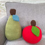 Apples And Pears Cushions Knitting Pattern, thumbnail 1 of 3