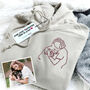 Personalised Embroidered Photo Hoodie, thumbnail 1 of 12