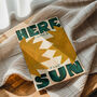 Here Comes The Sun Print, Hand Painted Wall Art, thumbnail 2 of 8