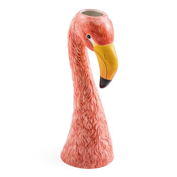 Flamingo Head Ceramic Vase, 5 of 5