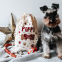 Personalised Glitter Dog Christmas Sack, thumbnail 2 of 9