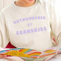 'Outnumbered By Grandkids' Grandma Sweatshirt, thumbnail 5 of 12